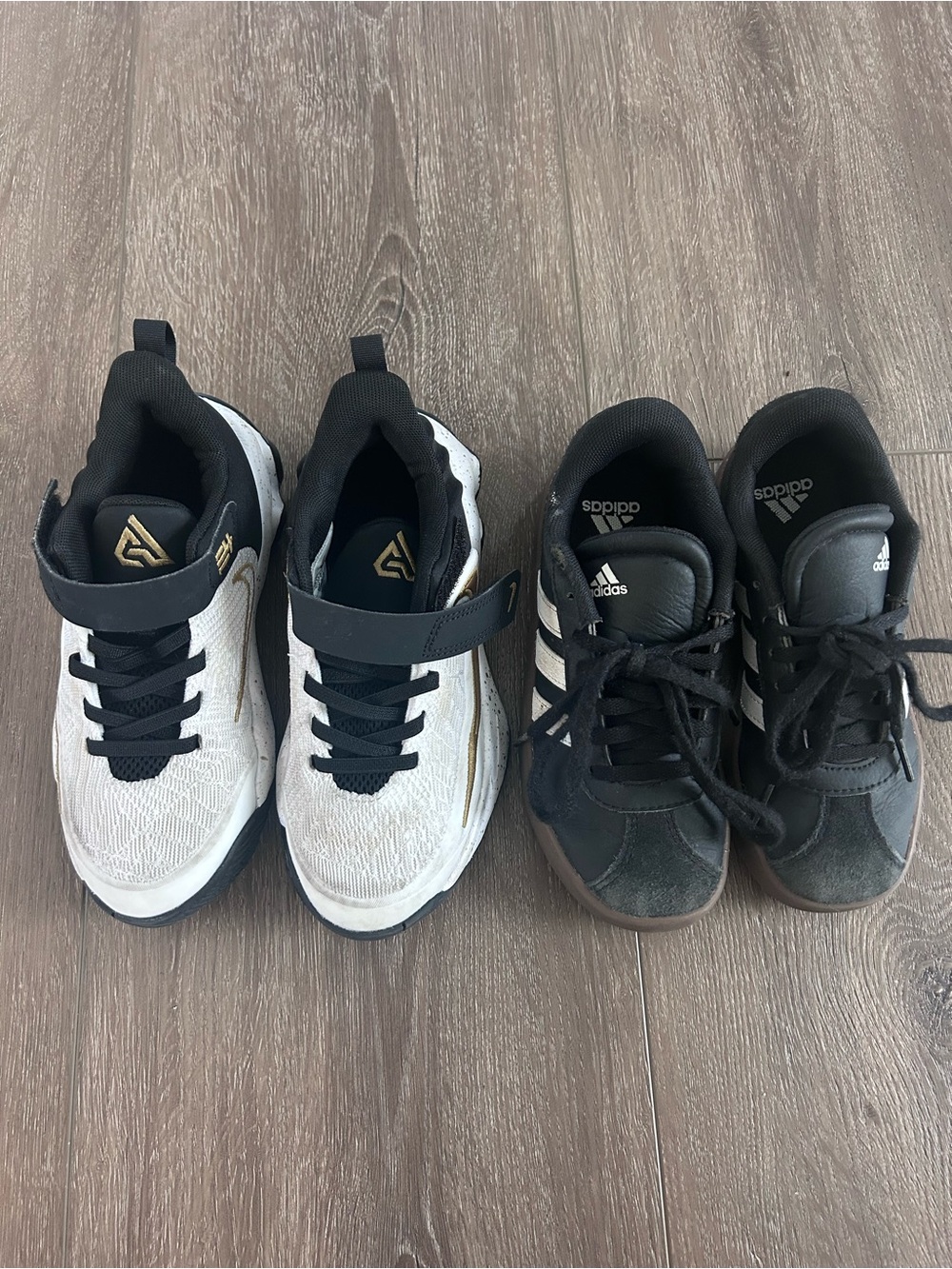 Nike Giannis Immortality and adidas Sneakers 13c